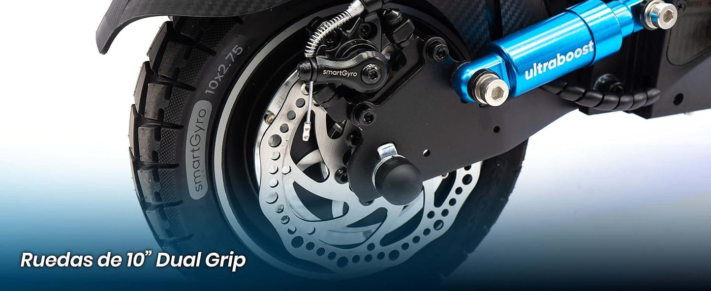 Y6S Adult Electric Scooter - 500W rated 800W Max 48V 18Ah Professional Electric Scooter for Work 10 Inch Tyre Shock Absorption - Franklyn & Page E-Bike Emporium