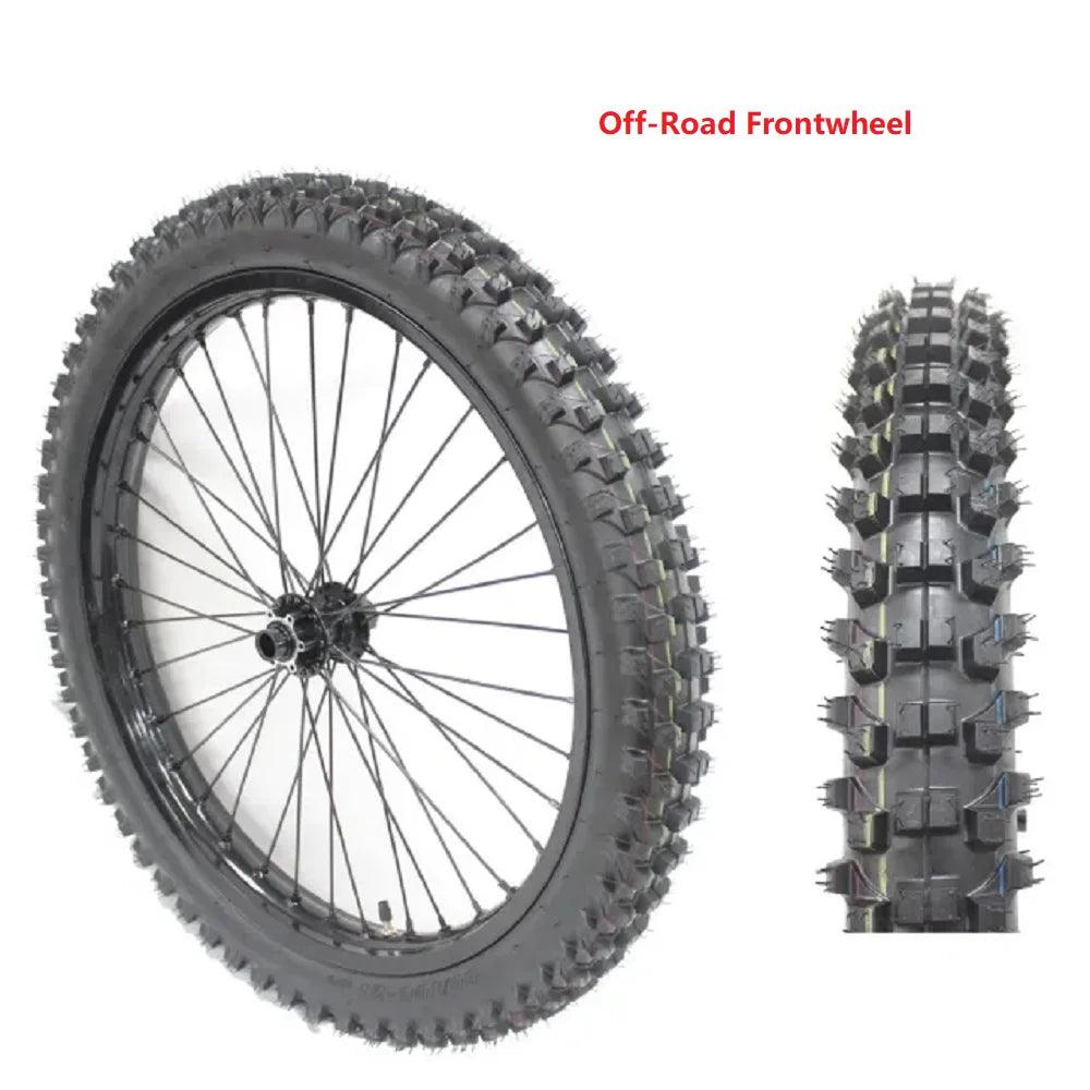 48V-72V 3000-8000W Ebike 17" 18" 19" 21" Off road Motorcycle Rear Wheel Conversion Kit with 3.5T /5T 155mm QS Hub Motor - Franklyn & Page Emporium