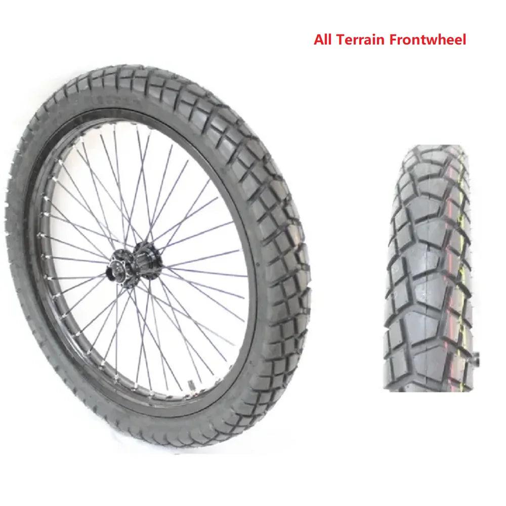 48V-72V 3000-8000W Ebike 17" 18" 19" 21" Off road Motorcycle Rear Wheel Conversion Kit with 3.5T /5T 155mm QS Hub Motor - Franklyn & Page Emporium