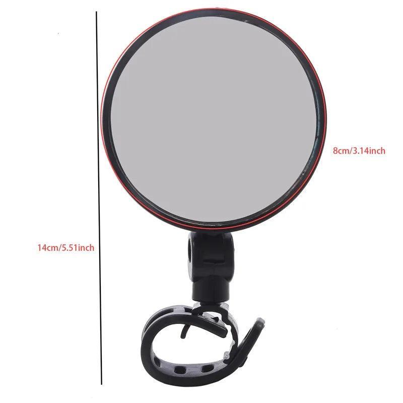 1/2 Piece Universal Bike Rearview Mirror 360 Degree Adjustable Rear View Mirror Cycling Accessories Bicycle Handlebar Mirrors - Franklyn & Page E-Bike Emporium