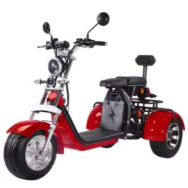 3 wheel fat tire tricycle 1500w, 2000w, 3000w three wheel electric trike scooter (50-70 km/h)