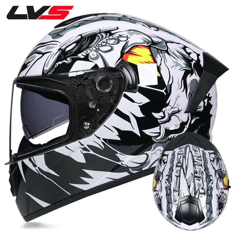 Premium Helmets Winter Warm Double Visor Motorcycle Helmet Motorbike Sports helmet - Franklyn & Page Emporium