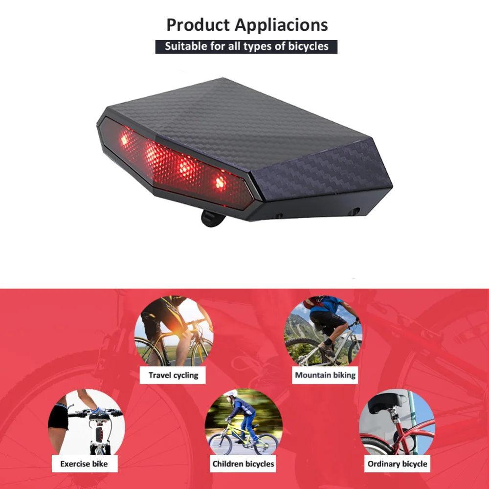 New Tail light Design 4G Bicycle + GPS Tracker Online Real-time Tracking Locator Device For Bike Anti Theft OEM ODM - Franklyn & Page Emporium