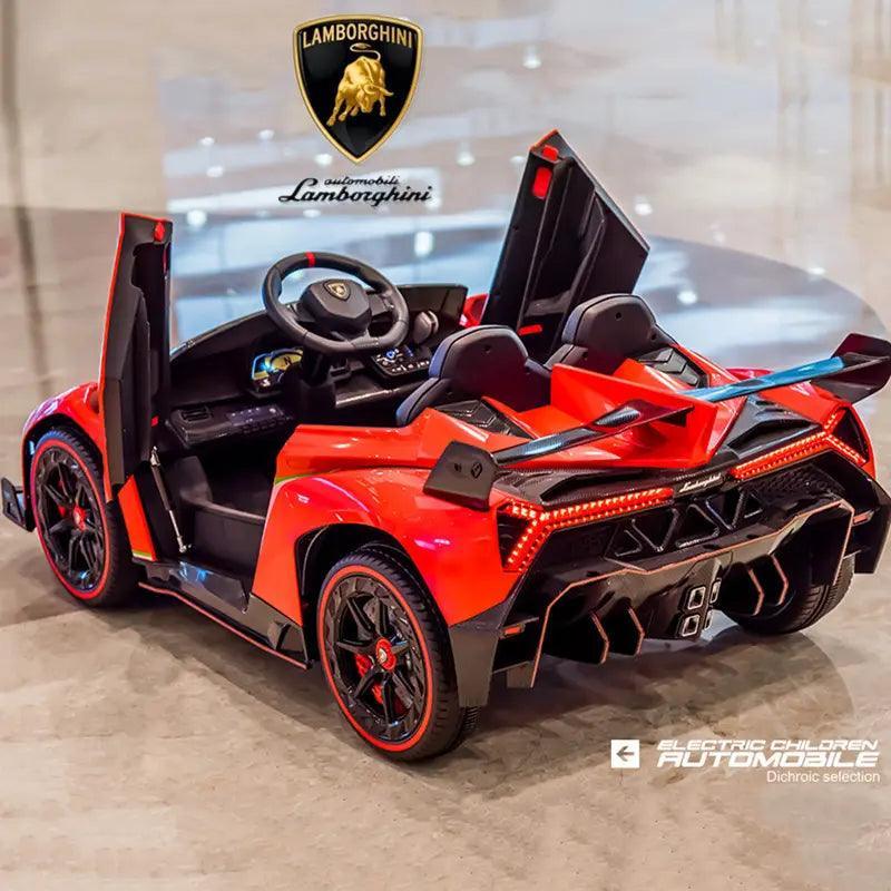 Premium Lamborghini Aventador Ride-On Toy Car for Kids 4x4 with +Remote Control +Storage