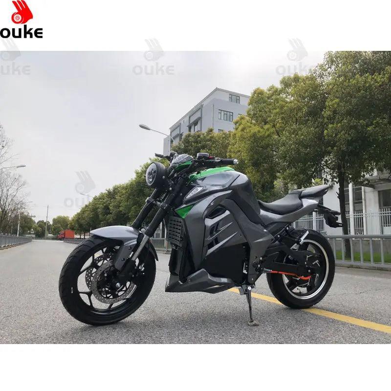 KAWASAKI Fast Type 2 Charge Long Range (Speed 100mph)(180mile range) Electric Motorcycle Superbike 120Ah 20kw 72v