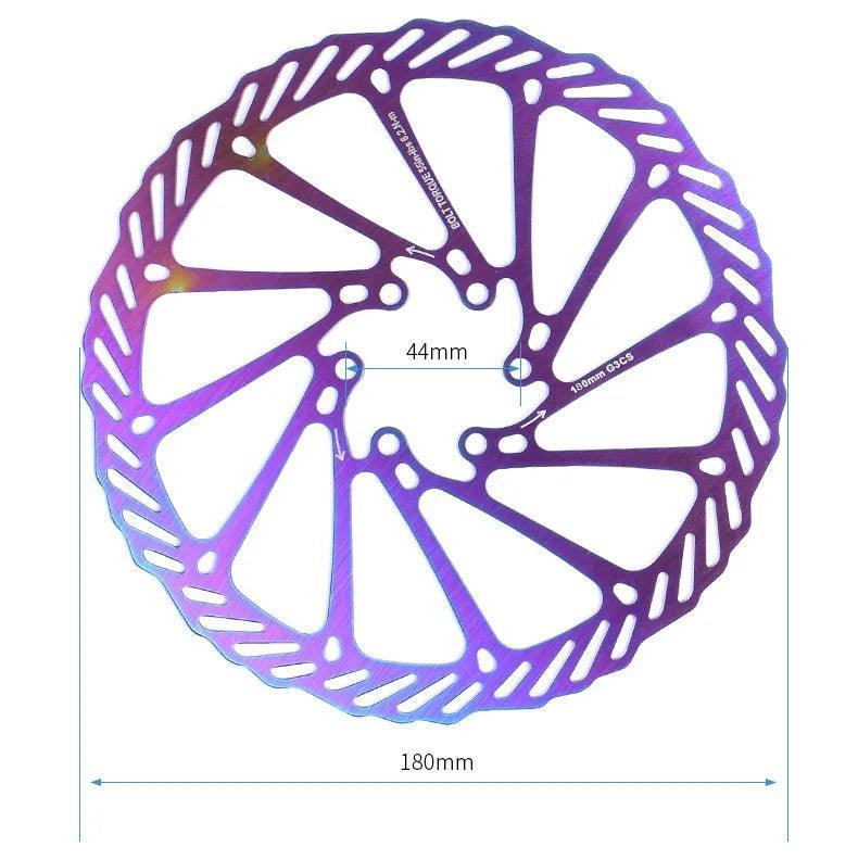 Colorful Mountain Bike Hollow Disc Brake Disc Electric Bicycle Brake Rotor 120/140/145/160/180mm Scooter Bicycle Accessories