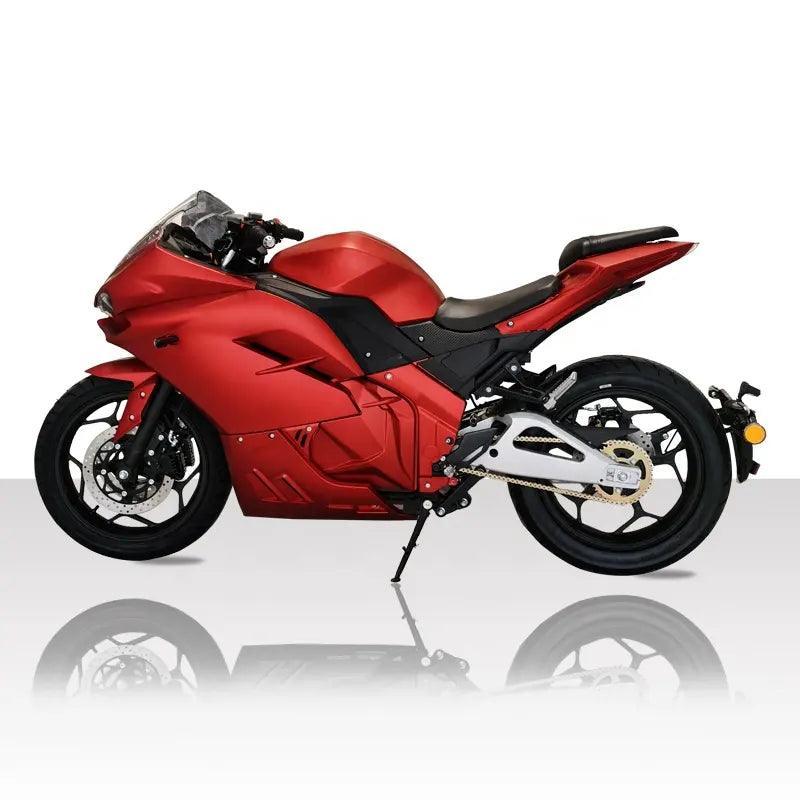 Powerful Fast charging type 2 (Speed 140 km/h)(250km range) Electric motorcycle racing sports road superbikes 20000w 72v 120Ah Ducati
