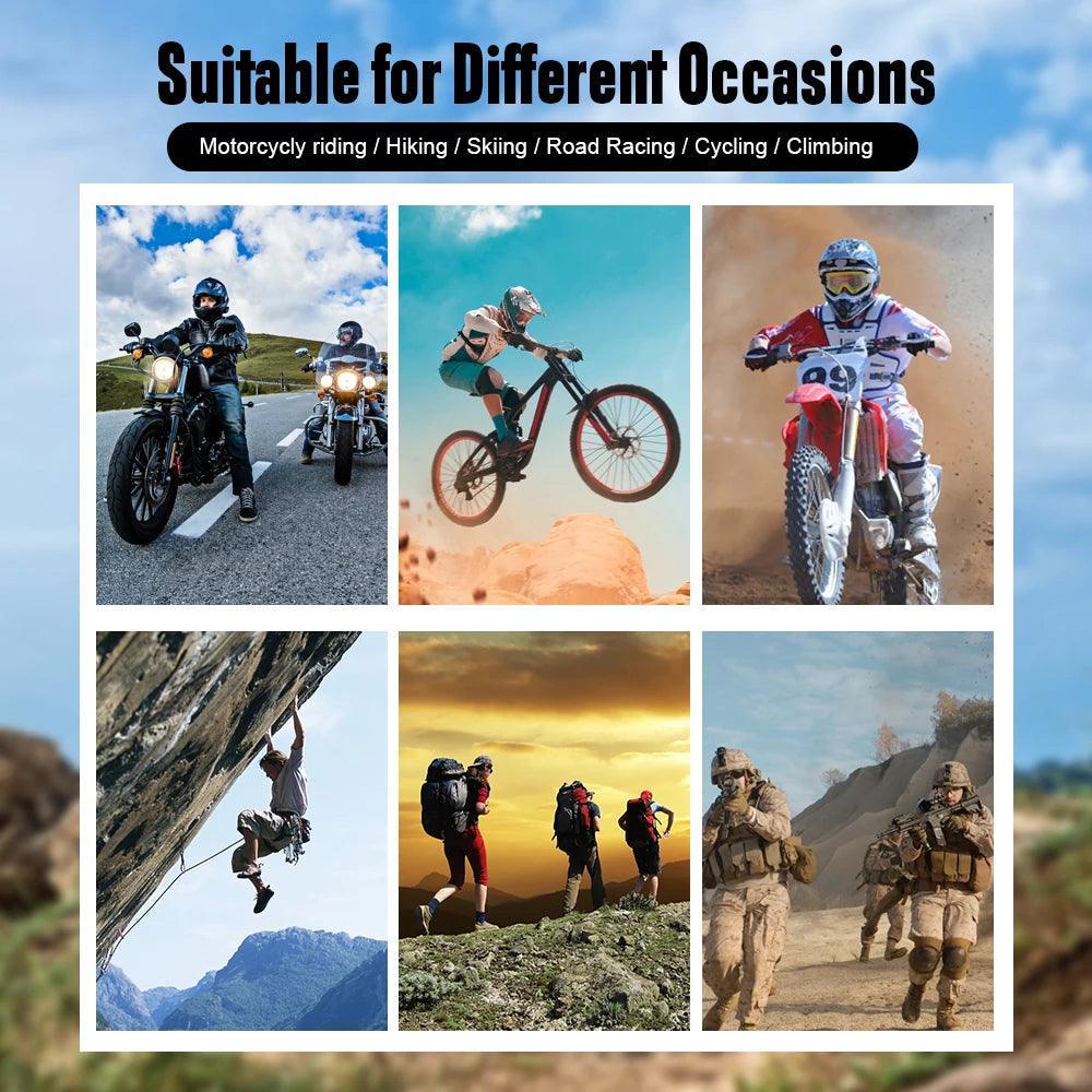 Motorcycle Tactical Gloves Touch Screen Cycling Bicycle Anti-Slip Shockproof Rubber Protective Hunting Shooting Mitten Men Women - Franklyn & Page Emporium