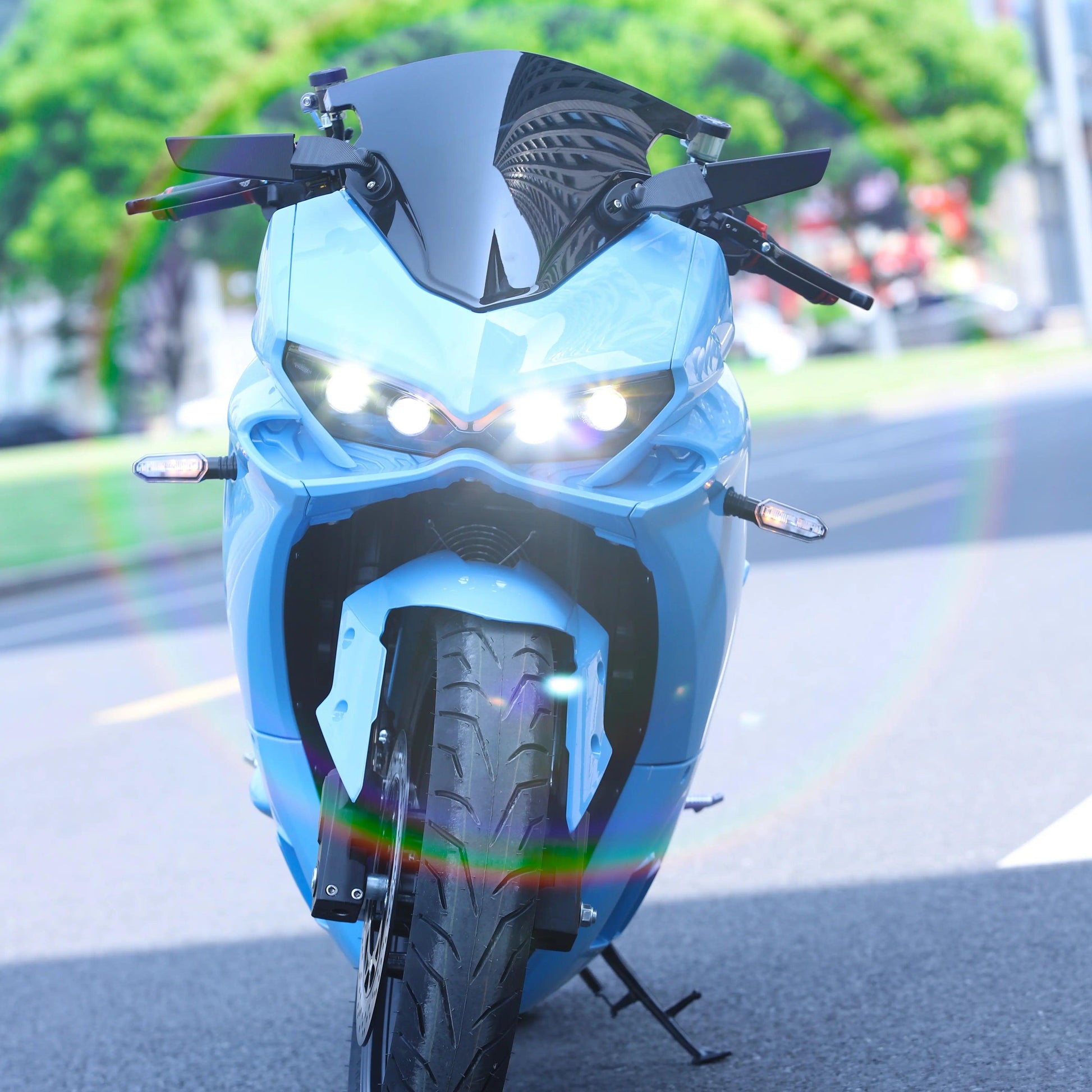 Powerful Fast charging type 2 (Speed 140 km/h)(250km range) Electric motorcycle racing sports road superbikes 20000w 72v 120Ah Ducati