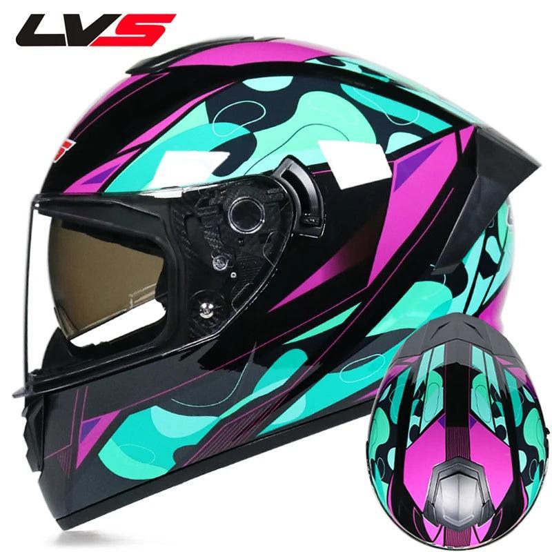 Premium Helmets Winter Warm Double Visor Motorcycle Helmet Motorbike Sports helmet - Franklyn & Page Emporium