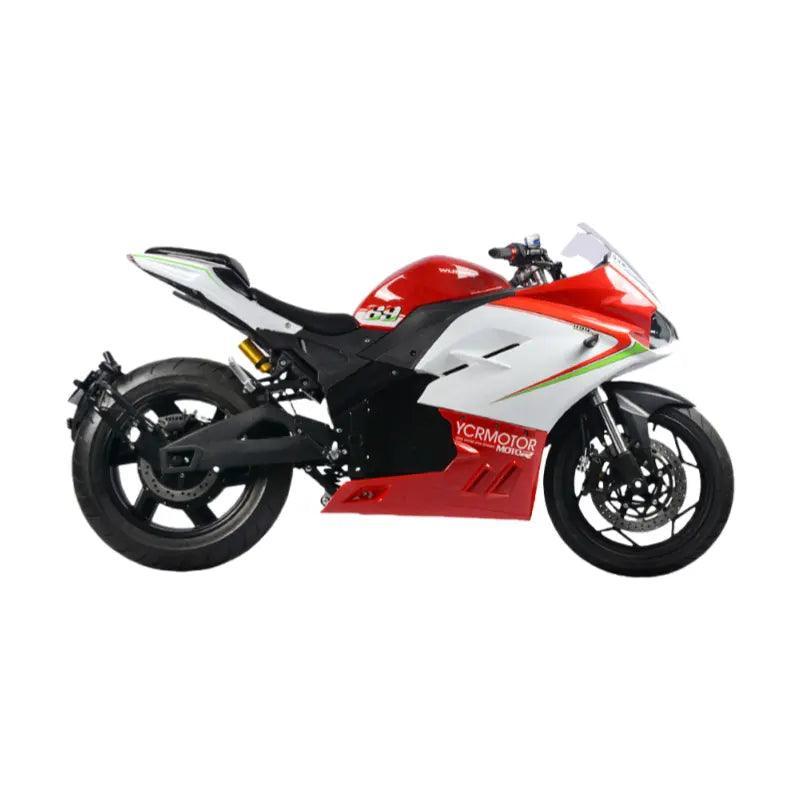 Powerful Fast charging type 2 (Speed 140 km/h)(250km range) Electric motorcycle racing sports road superbikes 20000w 72v 120Ah Ducati