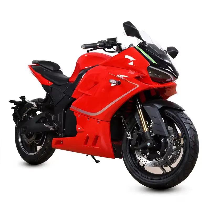 Powerful Fast charging type 2 (Speed 140 km/h)(250km range) Electric motorcycle racing sports road superbikes 20000w 72v 120Ah Ducati
