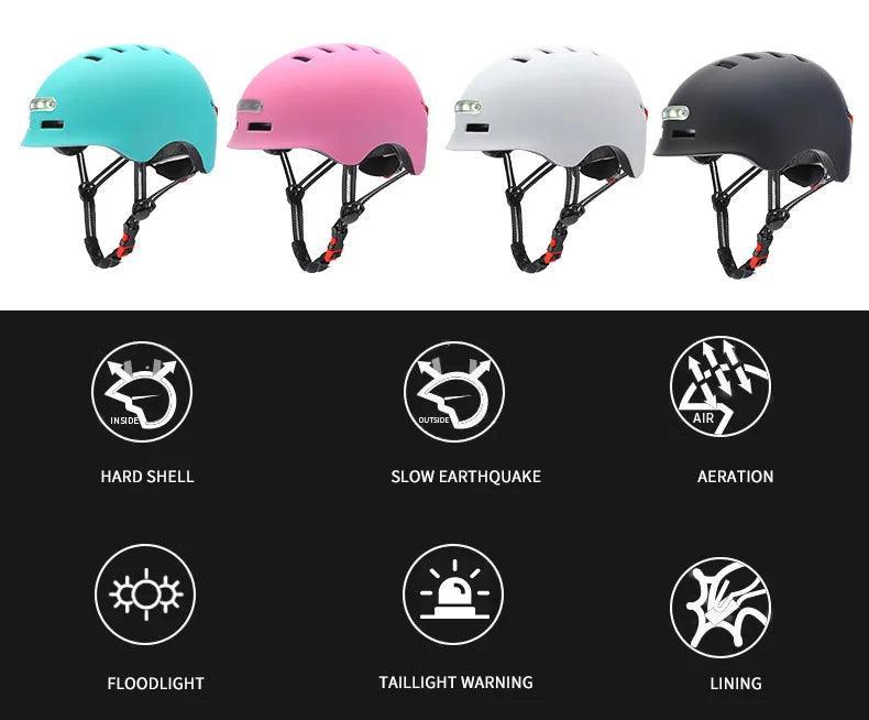 Bike Helmet Smart Led Sandbox Snowboarding Helmet Adult Electric Bicycle Sport MTB Skiing Snowboarding Helmet Men Women - Franklyn & Page E-Bike Emporium