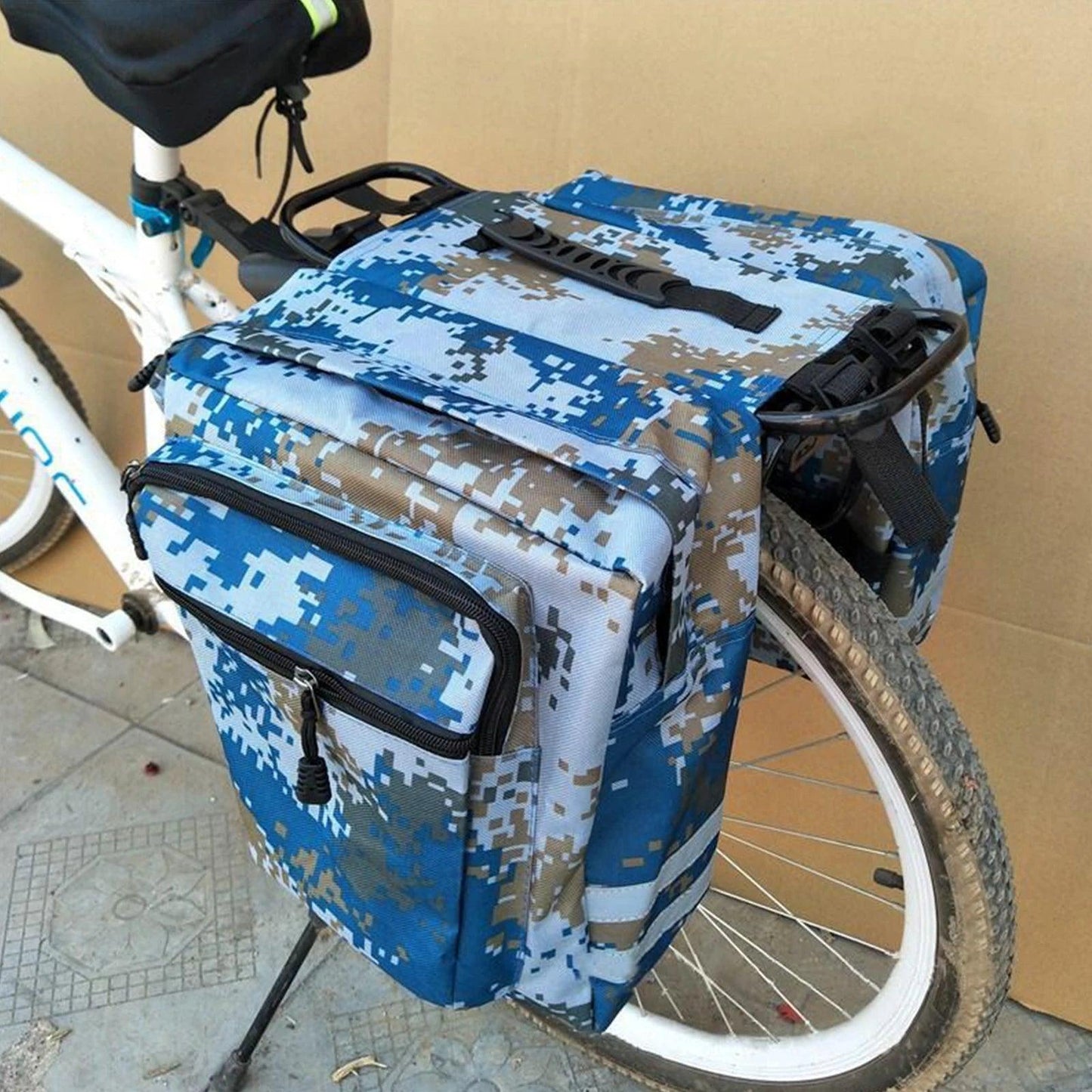 Pannier Bag for Bike Top Case Pannier Bag Side Bag Bicycle Double Pannier Rear Seat Bag - Franklyn & Page Emporium