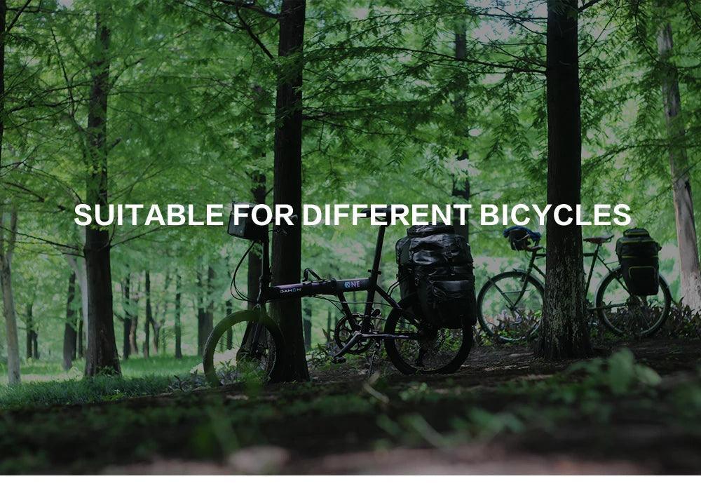 Bike Pannier Bag 3 In 1 Big Capacity With Rain Cover Rear Rack Seat Trunk Bags For Mtb Road Folding Bicycles E-Bike - Franklyn & Page E-Bike Emporium