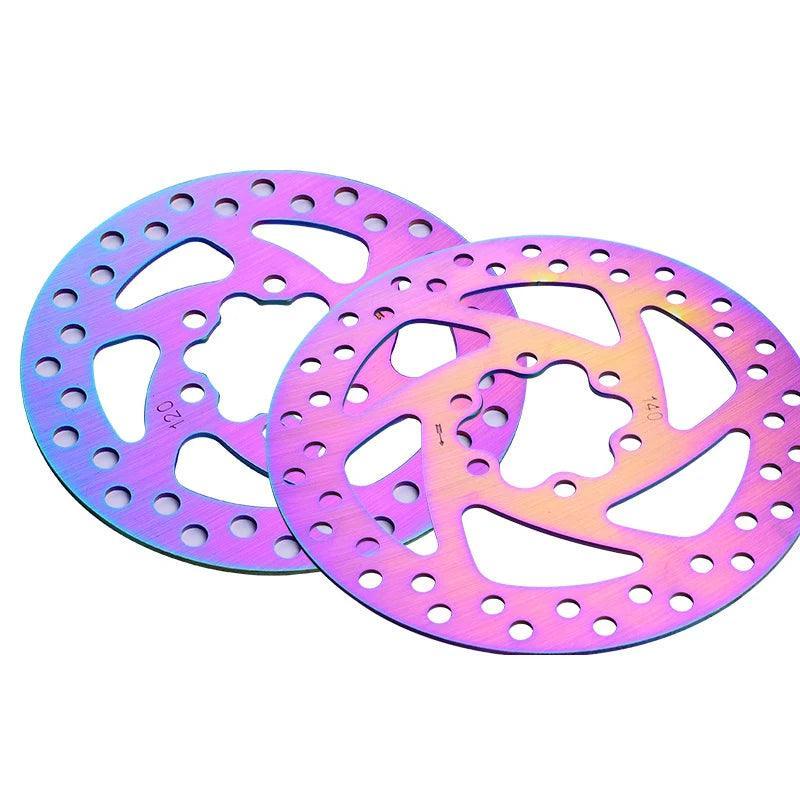 Colorful Mountain Bike Hollow Disc Brake Disc Electric Bicycle Brake Rotor 120/140/145/160/180mm Scooter Bicycle Accessories