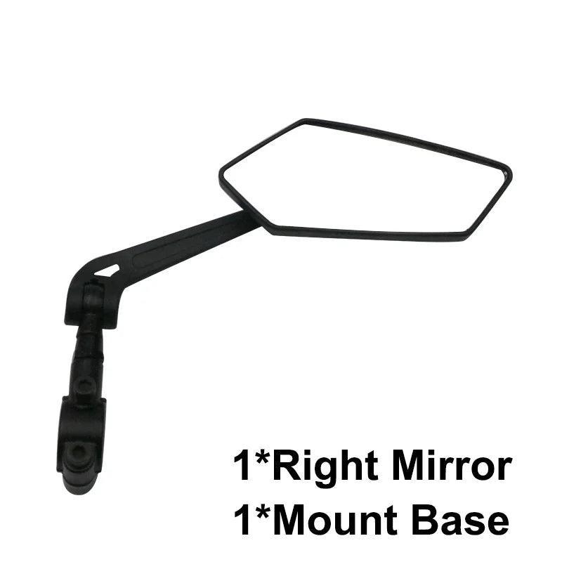 Bicycle Rear View Mirror Bike Cycling Clear Wide Range Back Sight Rearview Reflector Adjustable Handlebar Left Right Mirror - Franklyn & Page E-Bike Emporium
