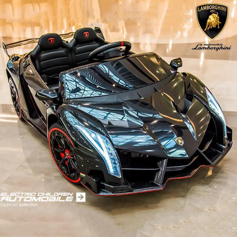 Premium Lamborghini Aventador Ride-On Toy Car for Kids 4x4 with +Remote Control +Storage