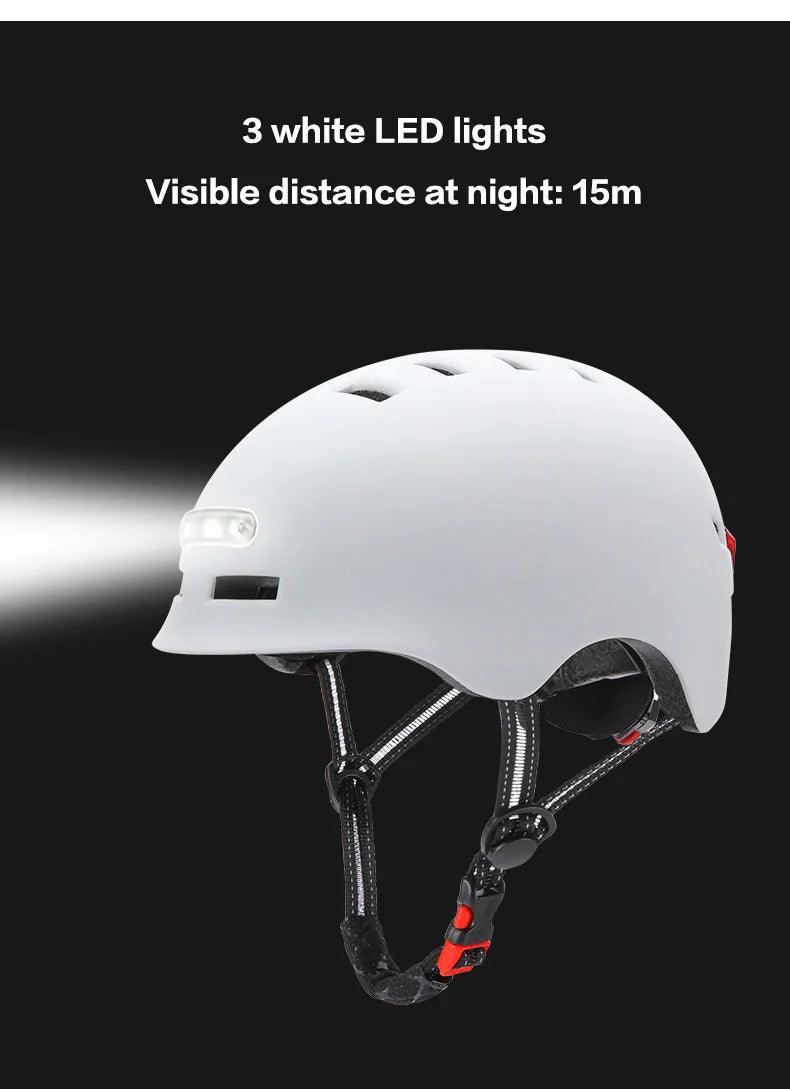 Bike Helmet Smart Led Sandbox Snowboarding Helmet Adult Electric Bicycle Sport MTB Skiing Snowboarding Helmet Men Women - Franklyn & Page E-Bike Emporium