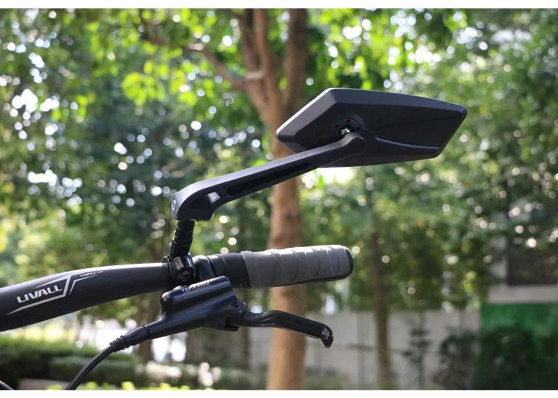 Bicycle Rear View Mirror Bike Cycling Clear Wide Range Back Sight Rearview Reflector Adjustable Handlebar Left Right Mirror - Franklyn & Page E-Bike Emporium
