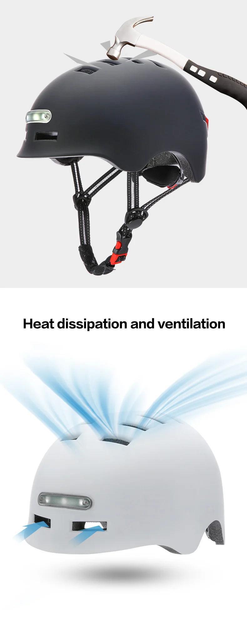 Bike Helmet Smart Led Sandbox Snowboarding Helmet Adult Electric Bicycle Sport MTB Skiing Snowboarding Helmet Men Women - Franklyn & Page E-Bike Emporium