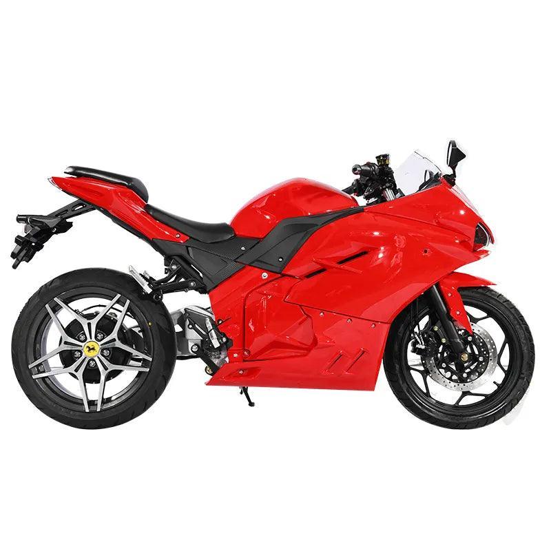 Powerful Fast charging type 2 (Speed 140 km/h)(250km range) Electric motorcycle racing sports road superbikes 20000w 72v 120Ah Ducati