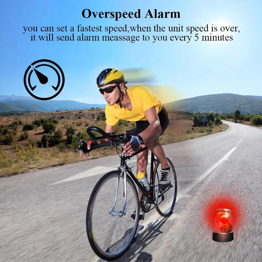 New Tail light Design 4G Bicycle + GPS Tracker Online Real-time Tracking Locator Device For Bike Anti Theft OEM ODM - Franklyn & Page Emporium