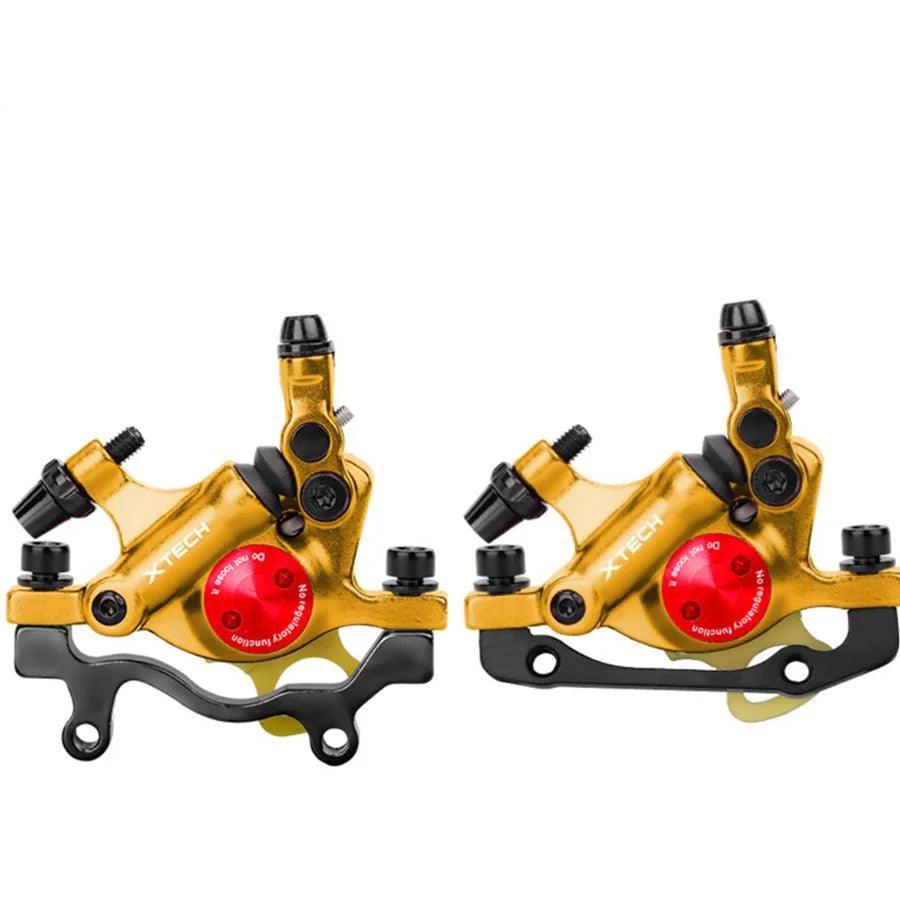 ZOOM XTECH HB100 Hydraulic Disc Brake Calipers Front & Rear Black Red Gold Blue Purple Brake For MTB Bicycle Brake Set
