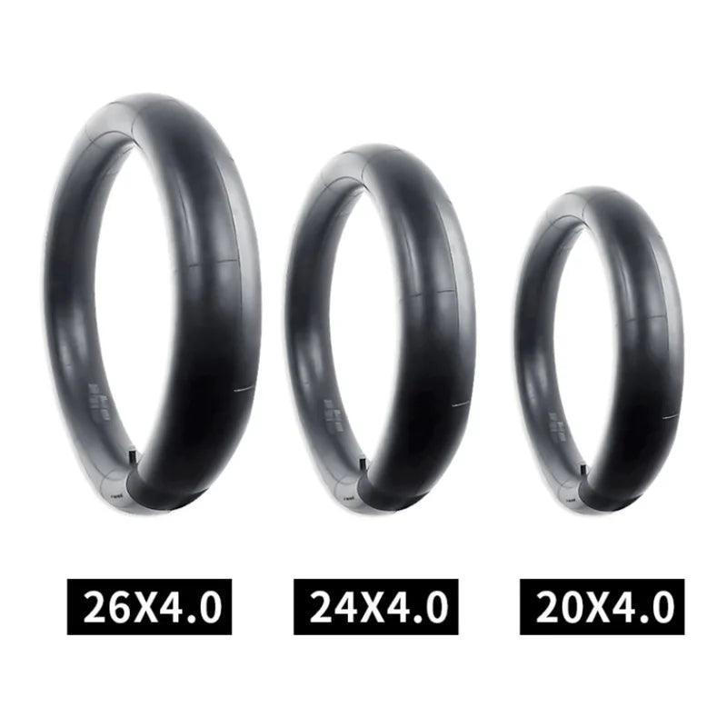 Bike Tyre MTB Fat Inner Tube Tyre 20" 24" 26" *4.0 Snowmobiles Mountain Bike Bicycle Tyre Rubber Inner Tubes - Franklyn & Page Emporium