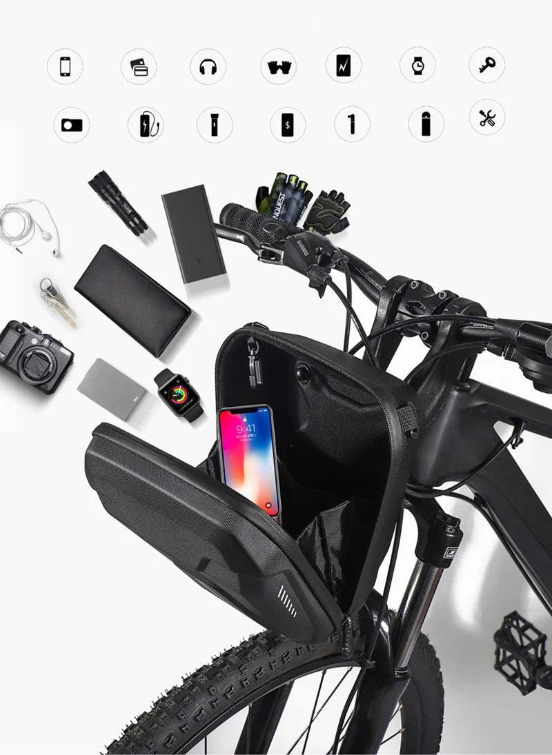 Waterproof Multifunctional Bicycle Handlebar Bag Front Bike Bag EVA Hard Shell Cycling Head Bag Bicycle Assessoires - Franklyn & Page Emporium
