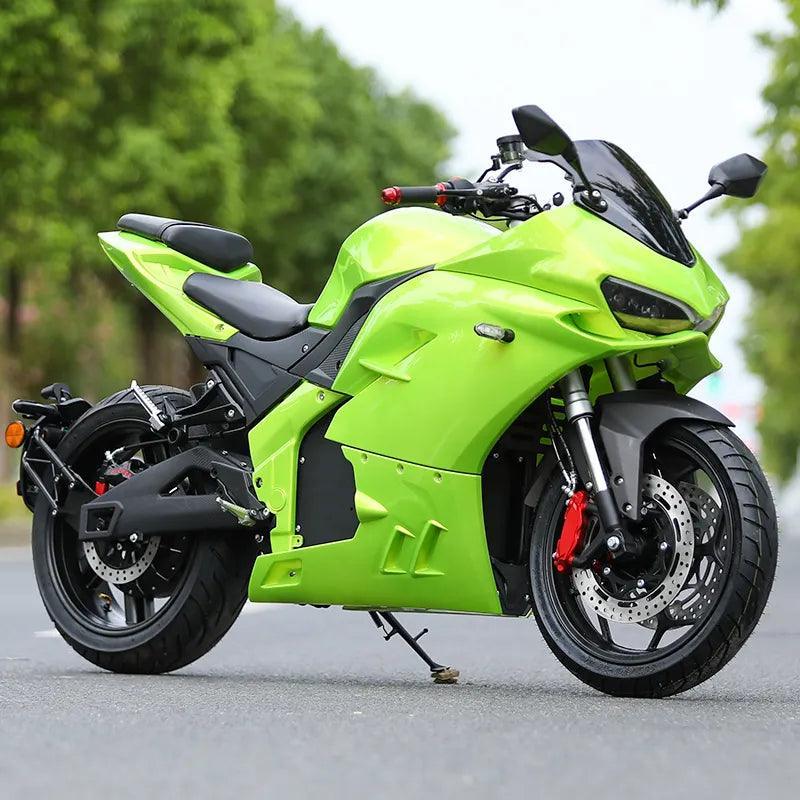 Powerful Fast charging type 2 (Speed 140 km/h)(250km range) Electric motorcycle racing sports road superbikes 20000w 72v 120Ah Ducati