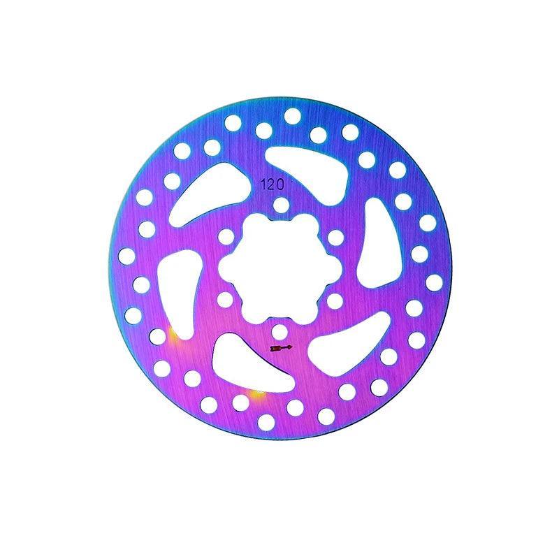 Colorful Mountain Bike Hollow Disc Brake Disc Electric Bicycle Brake Rotor 120/140/145/160/180mm Scooter Bicycle Accessories