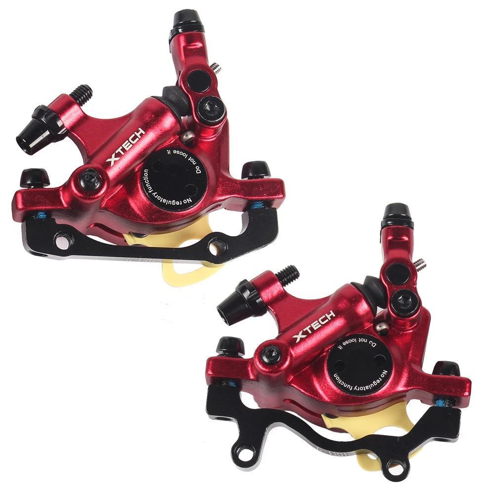 ZOOM XTECH HB100 Hydraulic Disc Brake Calipers Front & Rear Black Red Gold Blue Purple Brake For MTB Bicycle Brake Set