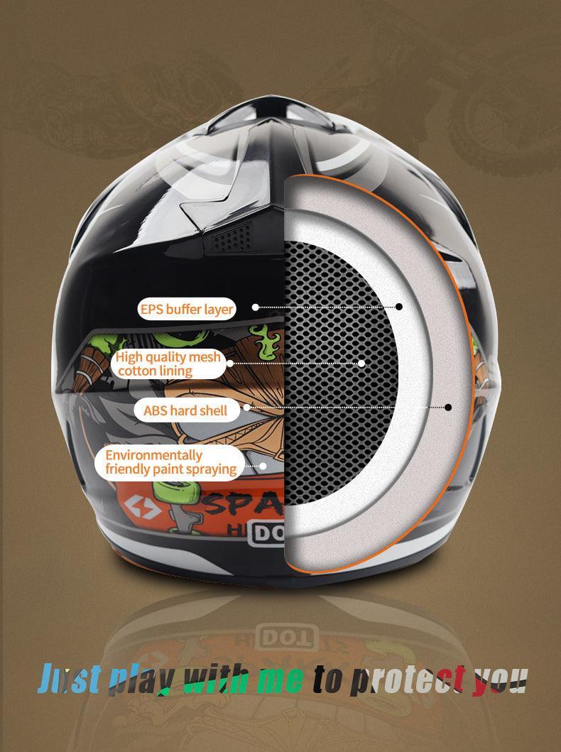 Motorcycle helmet Adult & kids off-road helmet dirt bike downhill AM DH cross Red bull helmet capacete motocross casco Professional DOT - Franklyn & Page Emporium