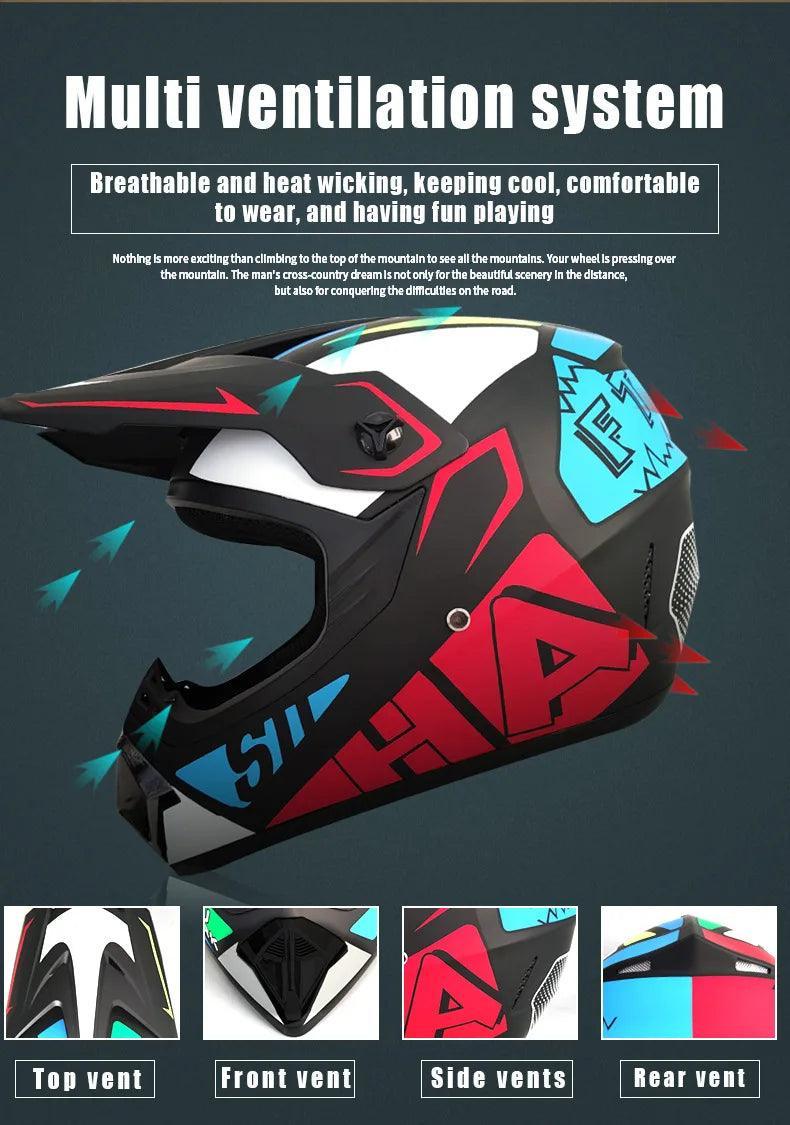 Motorcycle helmet off-road downhill AM DH cross helmet capacete motocross cascos motobike FOX helmet dirt bike - Franklyn & Page Emporium