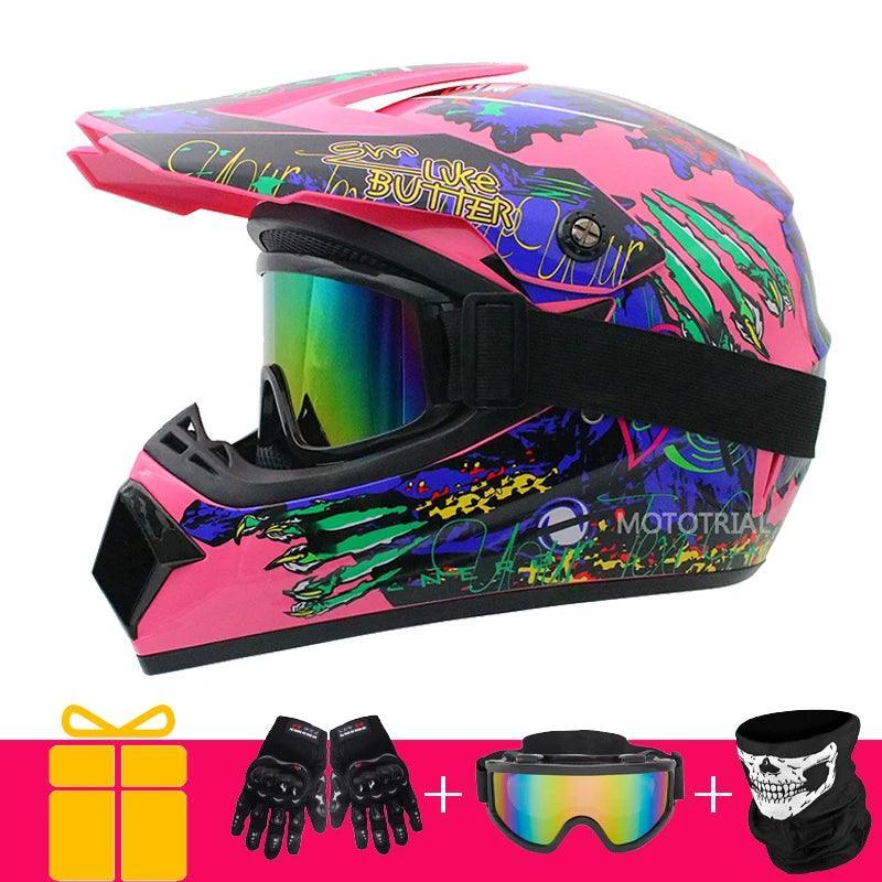 Adult & Kids Motocross Motorcycle Snowboarding Helmet Sandbox Casco Bicycle Downhill Capacete DOT - Franklyn & Page E-Bike Emporium