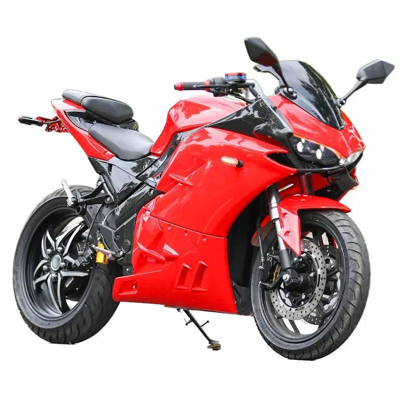 Powerful Fast charging type 2 (Speed 140 km/h)(250km range) Electric motorcycle racing sports road superbikes 20000w 72v 120Ah Ducati
