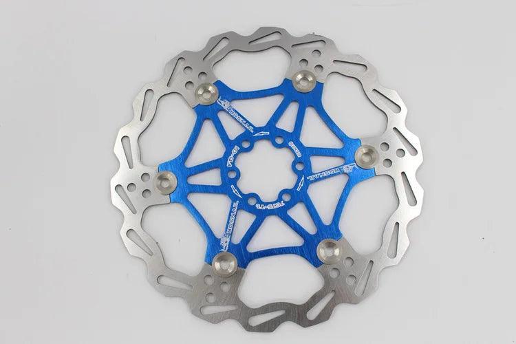 Snail Floating Disc Mountain Bike Cooling Floating Disc Ultra-light Six Pin Disc Brake Disc 160 180 203mm Accessories