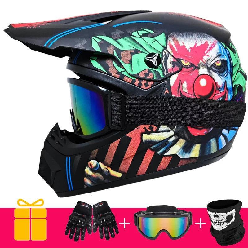 Adult & Kids Motocross Motorcycle Snowboarding Helmet Sandbox Casco Bicycle Downhill Capacete DOT - Franklyn & Page E-Bike Emporium