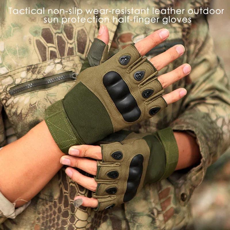 Motorcycle Gloves Men Tactical Hunting Shooting Knuckle Protection Sports Full Finger Cycling Bike Gloves Women Bicycle