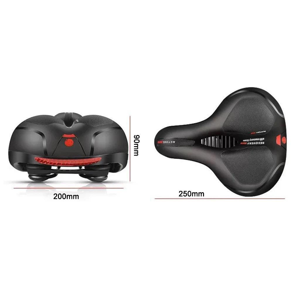Bike Seat Comfortable & Breathable Bicycle Saddle Cushion Water-Resistant with Dual Shock Absorbing for MTB Mountain Road Bike - Franklyn & Page Emporium