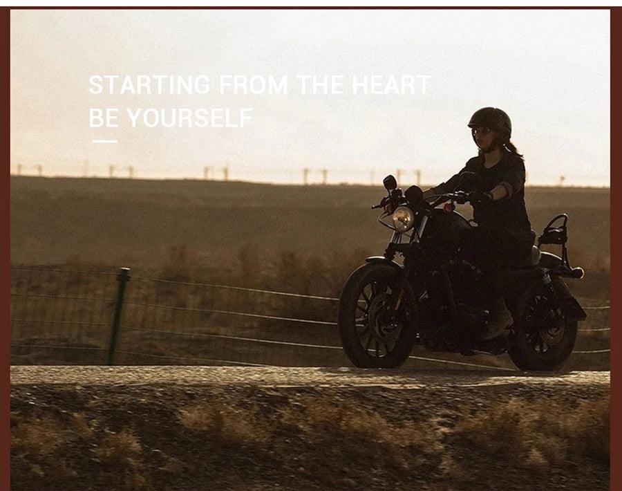 Retro Motorbike Helmet Summer Men Motorbike Riding Protective Helmet Women Motorcycle Half Helmet