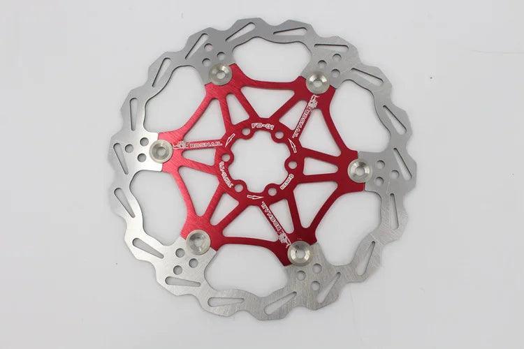 Snail Floating Disc Mountain Bike Cooling Floating Disc Ultra-light Six Pin Disc Brake Disc 160 180 203mm Accessories