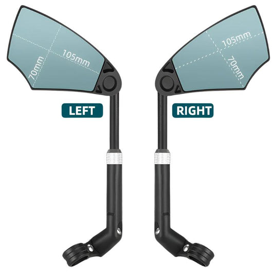 WEST BIKING Anti-Glare Bicycle Mirror Handlebar Rear View Wide Range Back Sight Reflect electric scooter Mirror bike accessories - Franklyn & Page Emporium