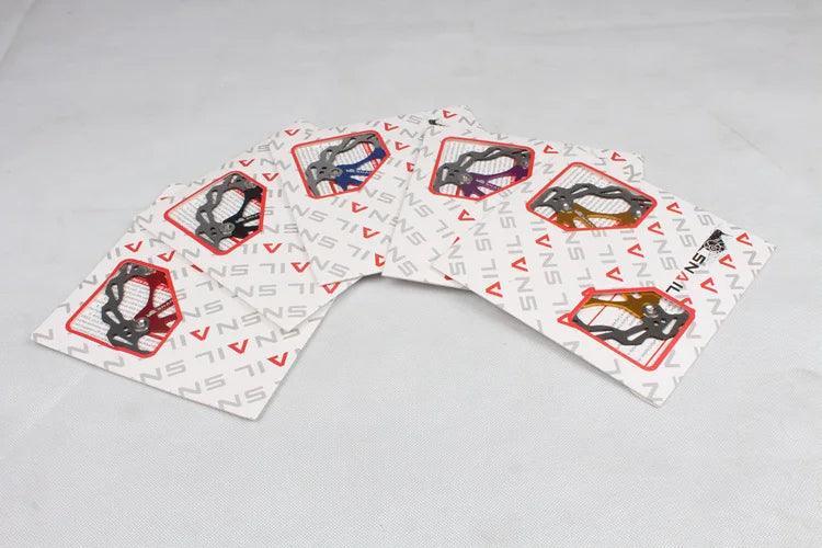 Snail Floating Disc Mountain Bike Cooling Floating Disc Ultra-light Six Pin Disc Brake Disc 160 180 203mm Accessories