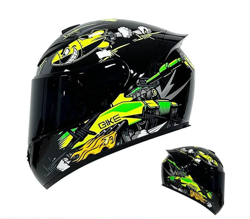 Motorcycle helmet male large tail retro cruise motorcycle helmet motorcycle helmet full coverage to keep warm. - Franklyn & Page Emporium