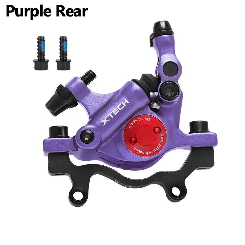 ZOOM XTECH HB100 Hydraulic Disc Brake Calipers Front & Rear Black Red Gold Blue Purple Brake For MTB Bicycle Brake Set