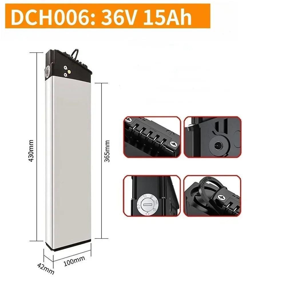 For New Engwe EP-2 Pro Engine Pro(Upgraded)&MATE X Bike:52v/48V/36V Replacement Batteries(17.5Ah-10Ah)in DCH-003,DCH-006,DCH-009