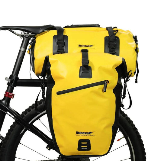 Rhinowalk Full Waterproof Bicycle Luggage Bags Multi Travel Bag Road Bike Rear Rack Trunk Cycling Saddle Storage Pannier 20L 27L - Franklyn & Page Emporium