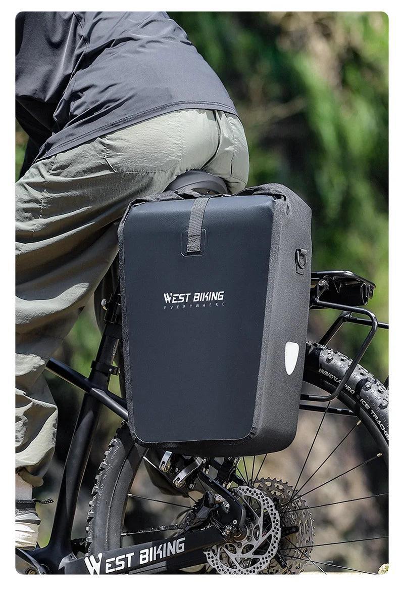 WEST BIKING Multifunctional Bicycle Pannier 17/29L Waterproof Bike Bag Double Side Luggage Rack Shoulder Bag Cycling Backpack - Franklyn & Page Emporium
